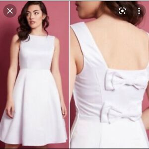 Mod Cloth A-Line White Wedding/Bridal Party Dress